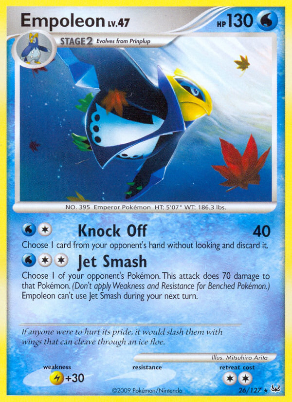 Empoleon – Platinum 26/127 Pokémon card