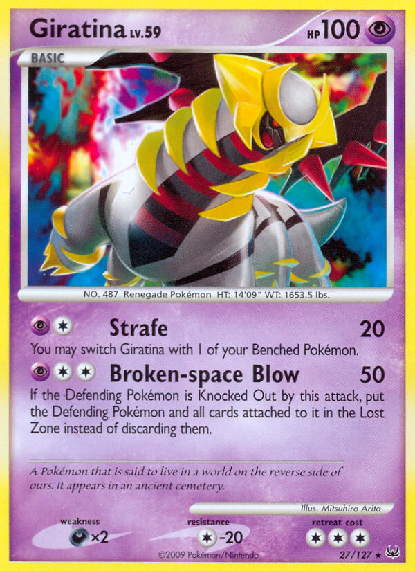 Giratina – Platinum 27/127 Pokémon card
