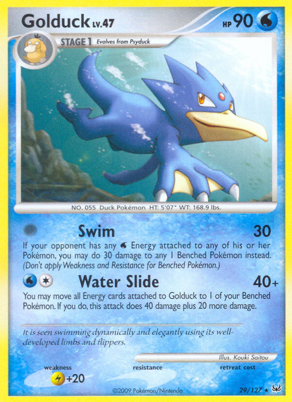 Golduck – Platinum 29/127 Pokémon card