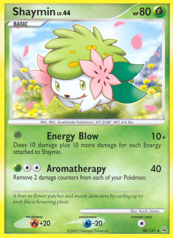 Shaymin – Platinum 38/127 Pokémon card