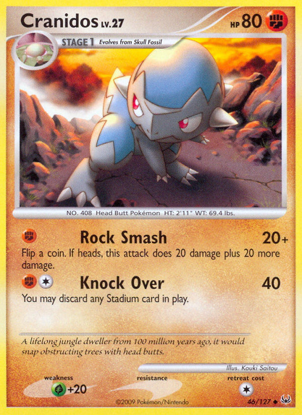 Cranidos – Platinum 46/127 Pokémon card