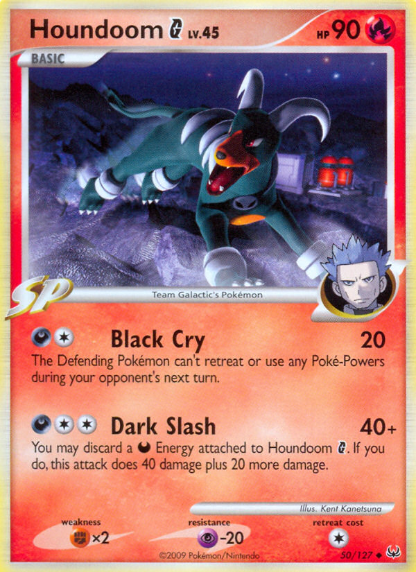 Houndoom G – Platinum 50/127 Pokémon card