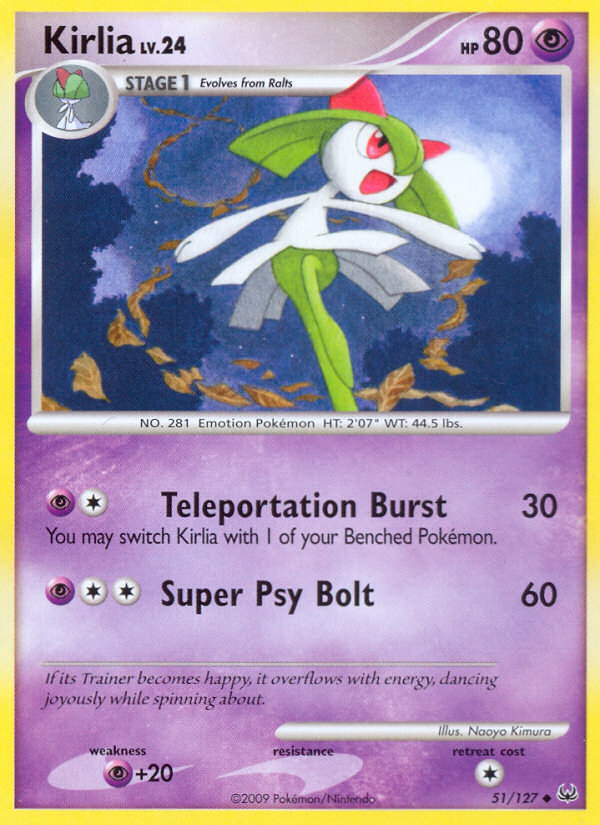 Kirlia – Platinum 51/127 Pokémon card
