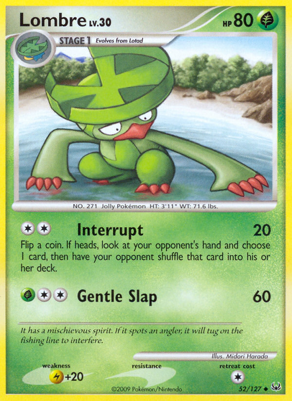 Lombre – Platinum 52/127 Pokémon card
