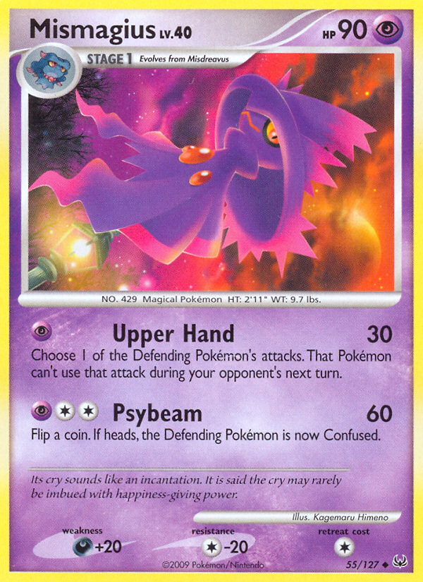 Mismagius – Platinum 55/127 Pokémon card