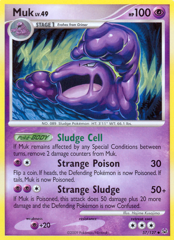 Muk – Platinum 57/127 Pokémon card