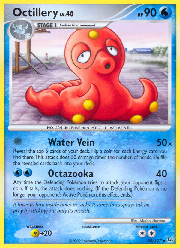 Octillery – Platinum 58/127 Pokémon card