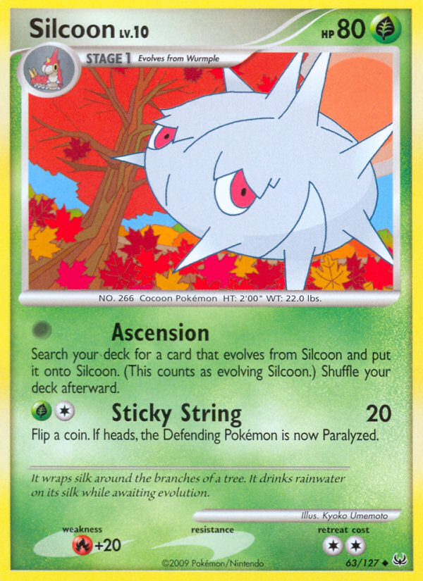 Silcoon – Platinum 63/127 Pokémon card