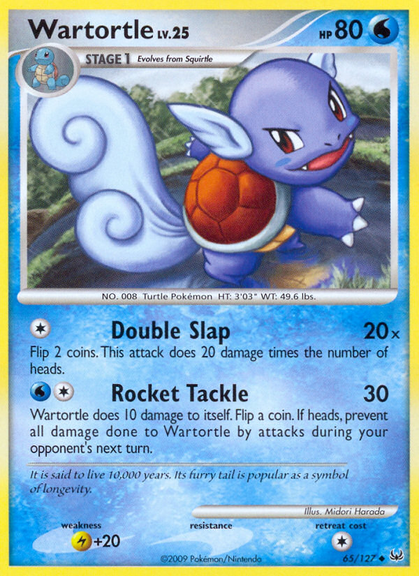 Wartortle – Platinum 65/127 Pokémon card