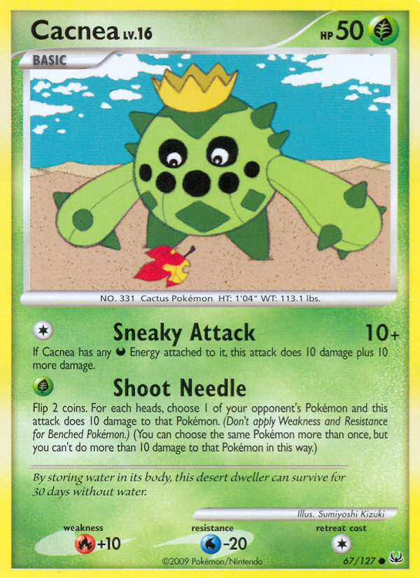 Cacnea – Platinum 67/127 Pokémon card