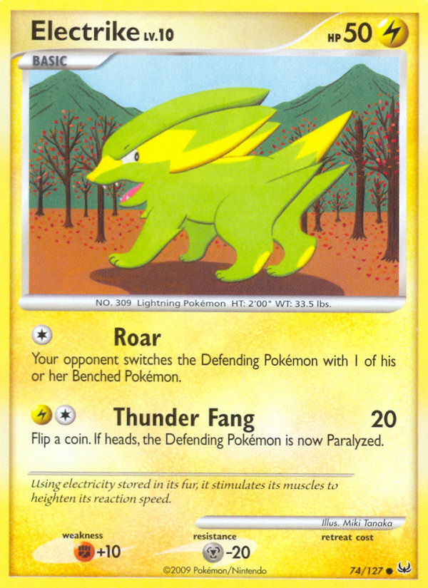 Electrike – Platinum 74/127 Pokémon card