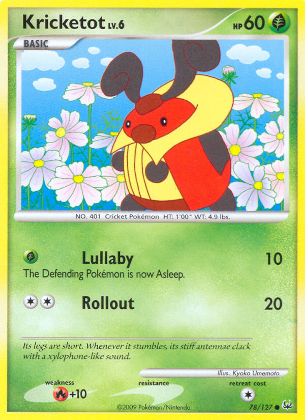 Kricketot – Platinum 78/127 Pokémon card
