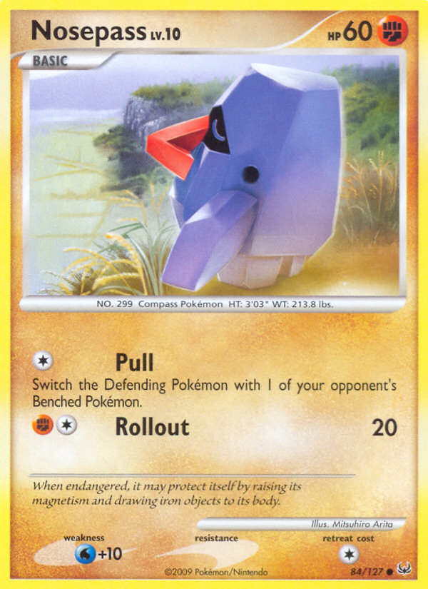 Nosepass – Platinum 84/127 Pokémon card