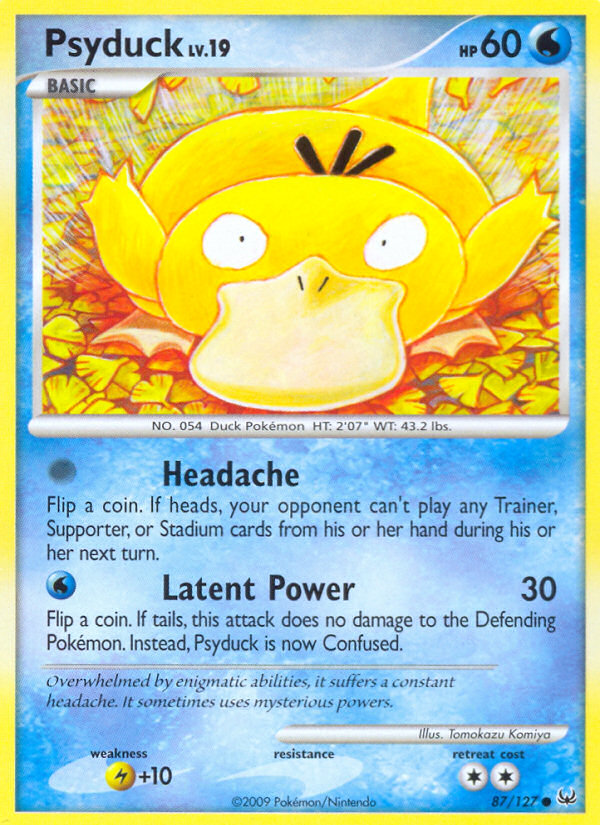 Psyduck – Platinum 87/127 Pokémon card