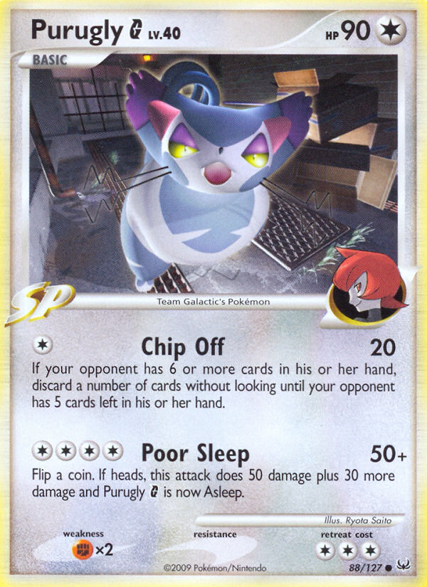 Purugly G – Platinum 88/127 Pokémon card