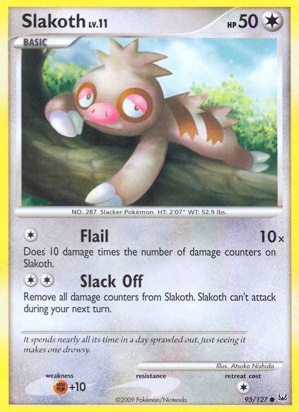 Slakoth – Platinum 95/127 Pokémon card