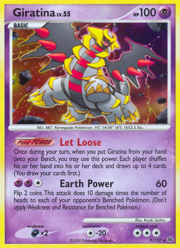 Giratina – Platinum 9/127 Pokémon card