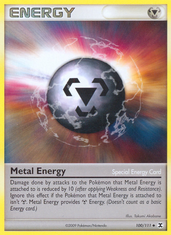 Metal Energy – Rising Rivals 100/111 Pokémon card