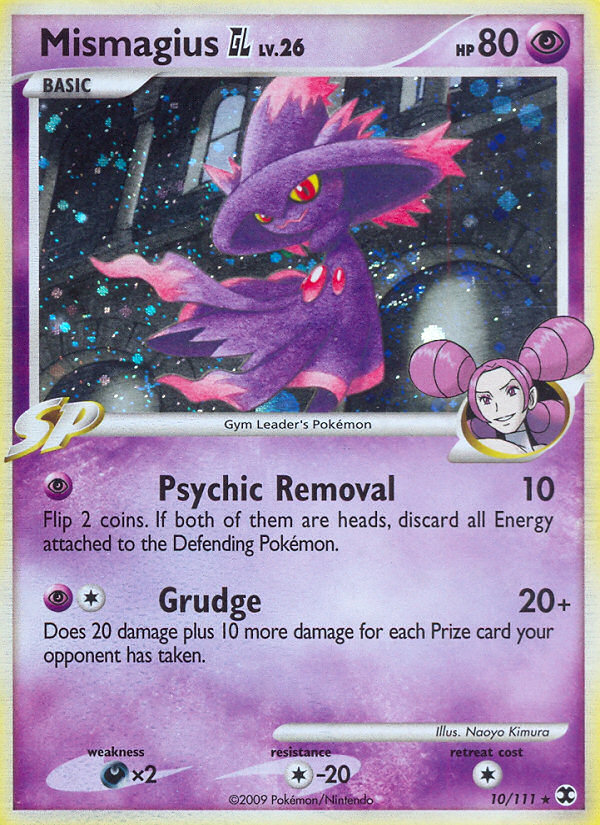 Mismagius GL – Rising Rivals 10/111 Pokémon card