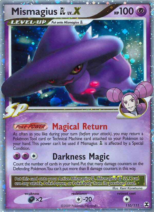 Mismagius GL LV.X – Rising Rivals 110/111 Pokémon card