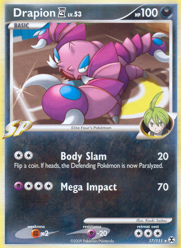 Drapion E4 – Rising Rivals 17/111 Pokémon card