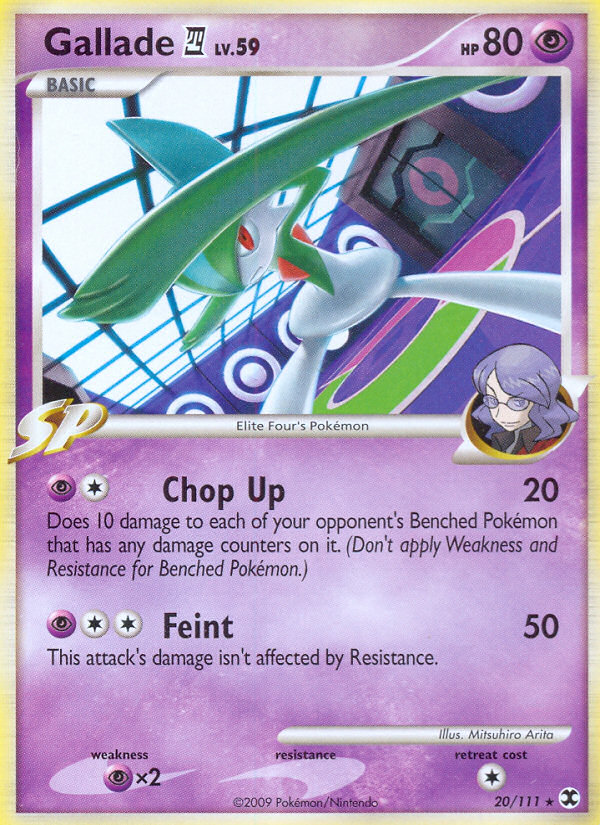 Gallade E4 – Rising Rivals 20/111 Pokémon card