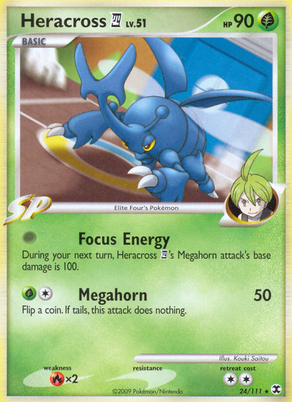 Heracross E4 – Rising Rivals 24/111 Pokémon card