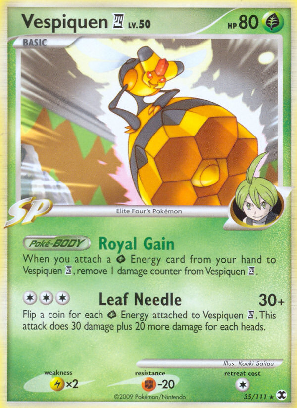Vespiquen E4 – Rising Rivals 35/111 Pokémon card