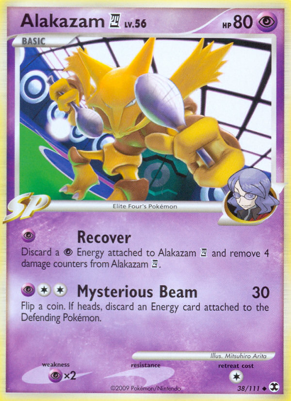 Alakazam E4 – Rising Rivals 38/111 Pokémon card