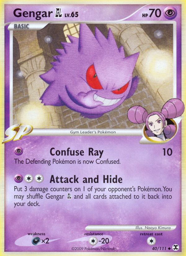 Gengar GL – Rising Rivals 40/111 Pokémon card