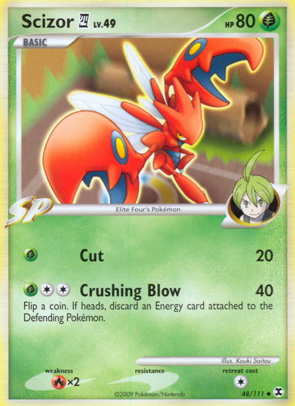 Scizor E4 – Rising Rivals 48/111 Pokémon card