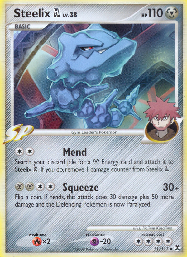 Steelix GL – Rising Rivals 51/111 Pokémon card