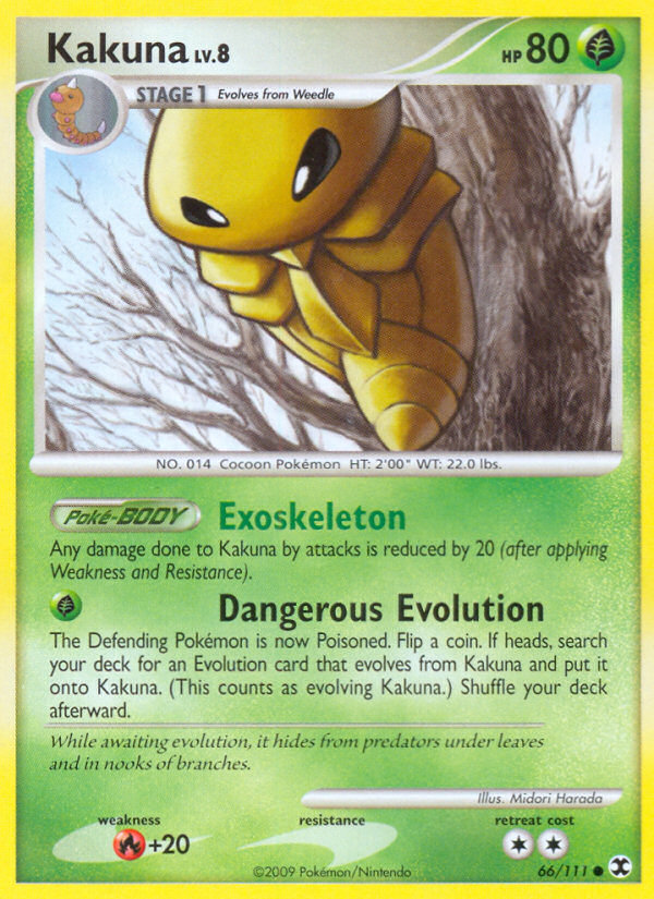 Kakuna – Rising Rivals 66/111 Pokémon card