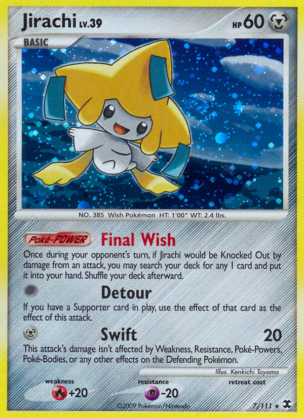 Jirachi – Rising Rivals 7/111 Pokémon card