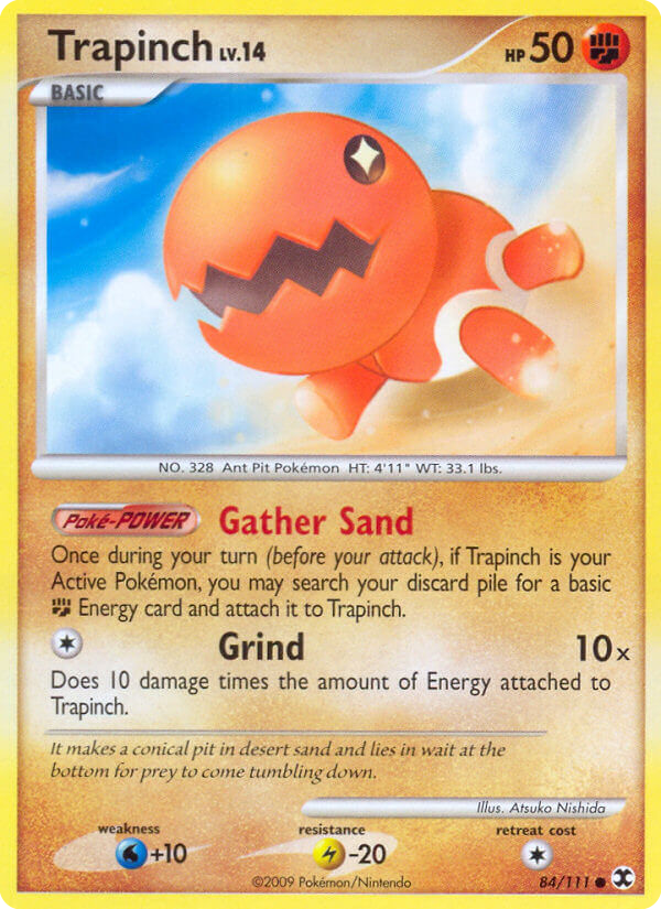 Trapinch – Rising Rivals 84/111 Pokémon card