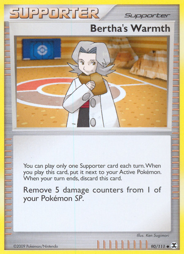 Bertha's Warmth – Rising Rivals 90/111 Pokémon card
