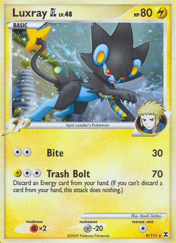 Luxray GL – Rising Rivals 9/111 Pokémon card