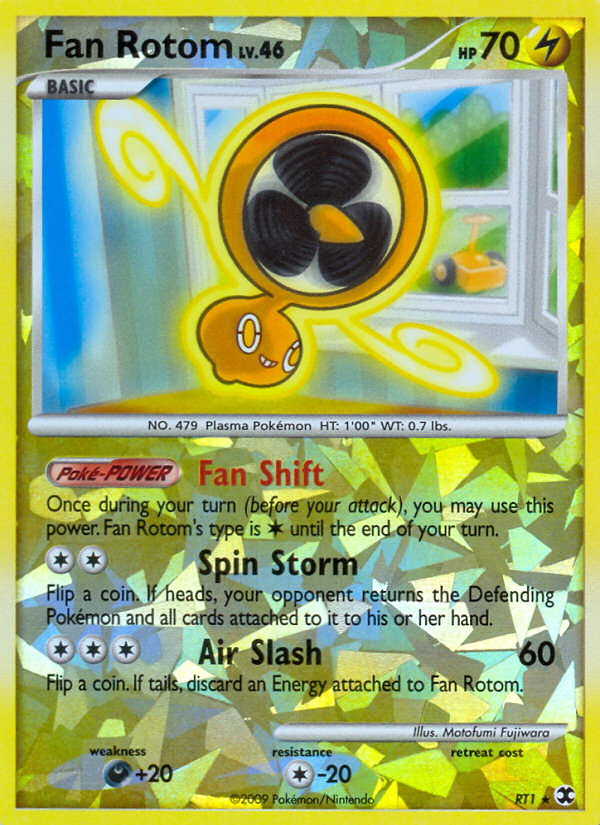 Fan Rotom – Rising Rivals RT1 Pokémon card