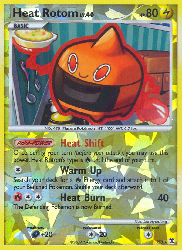 Heat Rotom – Rising Rivals RT3 Pokémon card