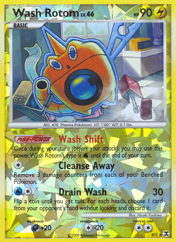 Wash Rotom – Rising Rivals RT5 Pokémon card