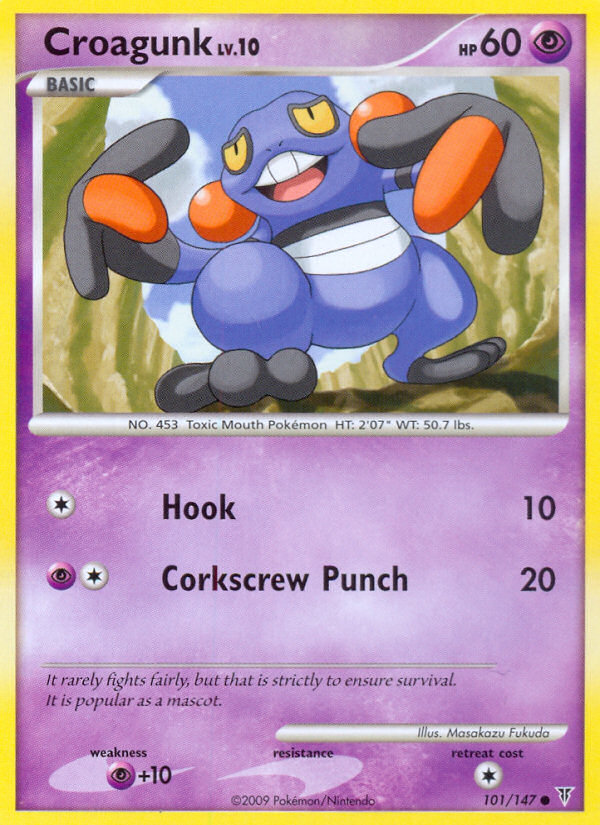 Croagunk – Supreme Victors 101/147 Pokémon card