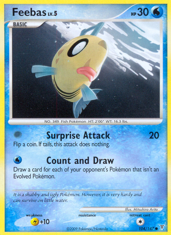 Feebas – Supreme Victors 104/147 Pokémon card