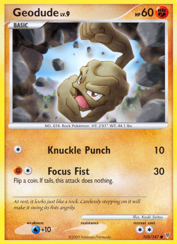 Geodude – Supreme Victors 105/147 Pokémon card