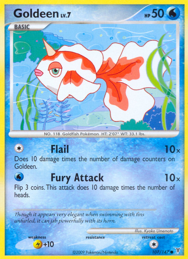 Goldeen – Supreme Victors 107/147 Pokémon card