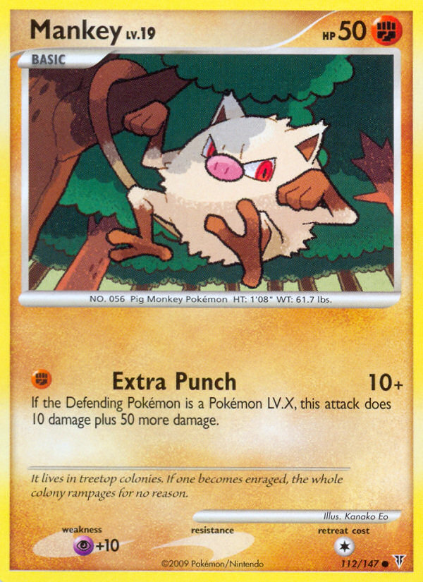 Mankey – Supreme Victors 112/147 Pokémon card