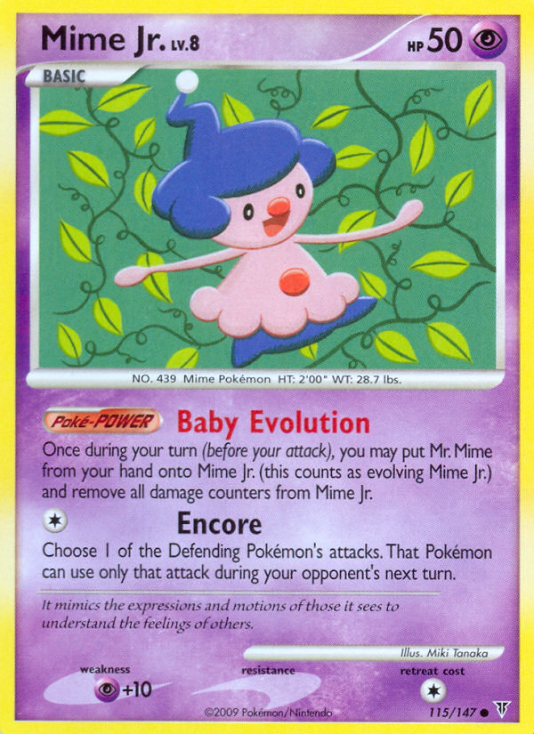 Mime Jr. – Supreme Victors 115/147 Pokémon card