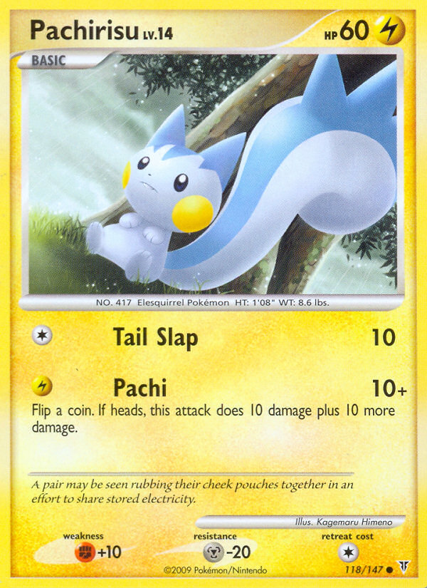 Pachirisu – Supreme Victors 118/147 Pokémon card