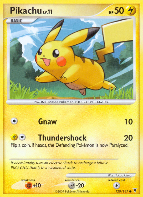 Pikachu – Supreme Victors 120/147 Pokémon card