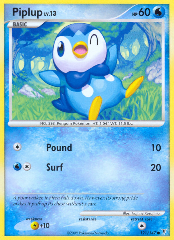 Piplup – Supreme Victors 121/147 Pokémon card