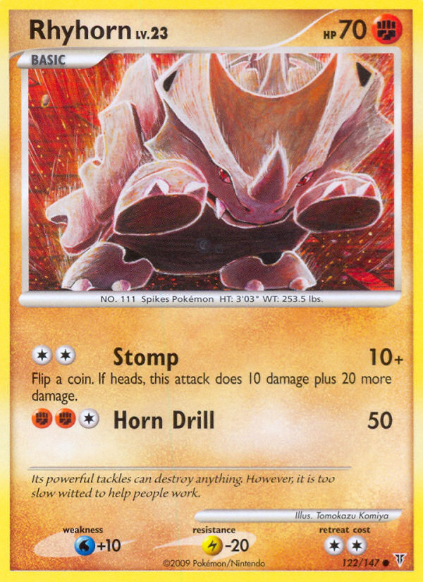 Rhyhorn – Supreme Victors 122/147 Pokémon card